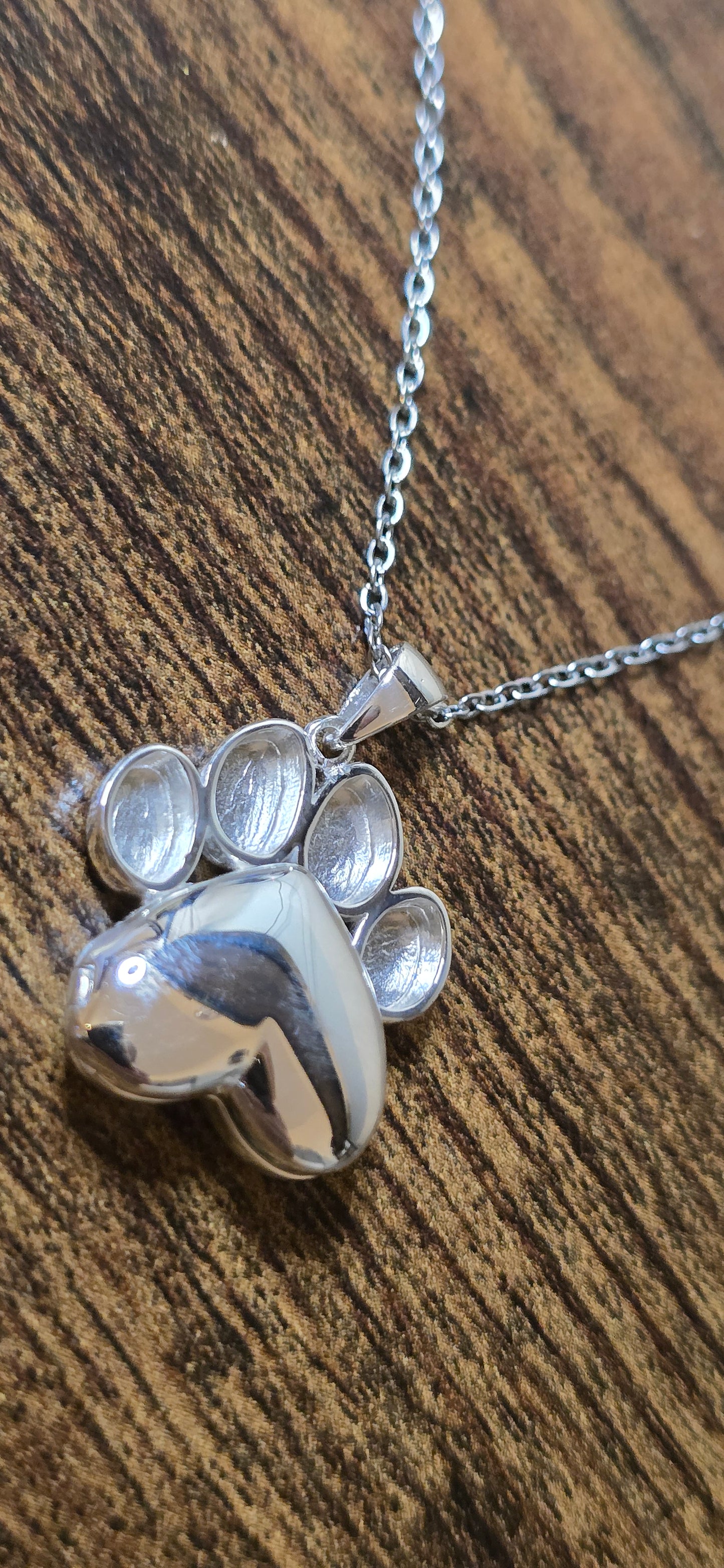 Paw Locket Memorial Necklace