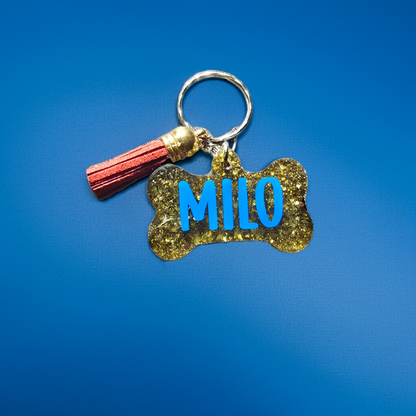 Personalised Dog bone keyring - SoulPrint