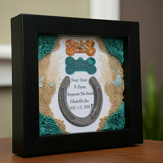 Personalised Pet Memorial Shadow Box - SoulPrint