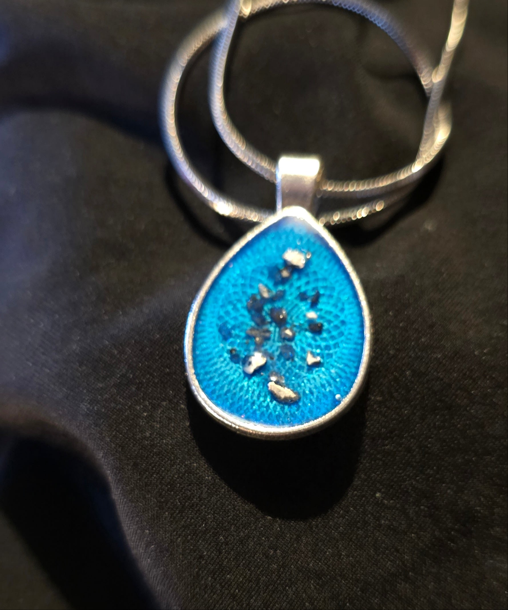 Teardrop memorial necklace - SoulPrint