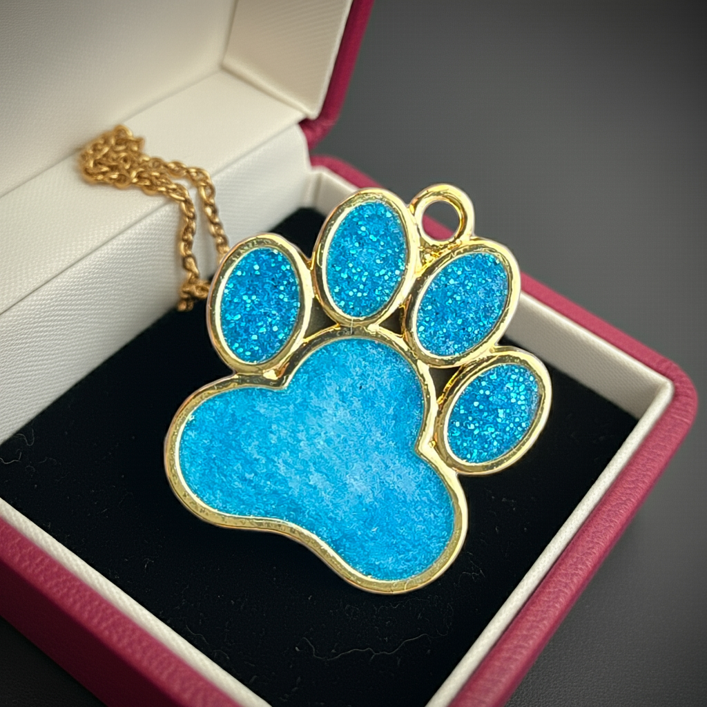 Paw Print Ashes Necklace - SoulPrint