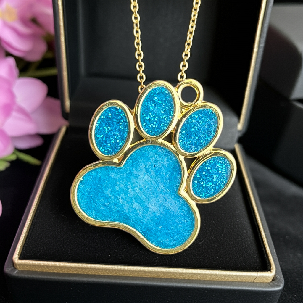 Paw Print Ashes Necklace - SoulPrint