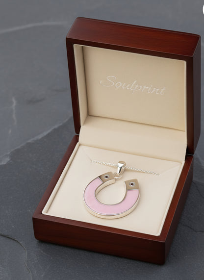 Horse Shoe keepsake necklace