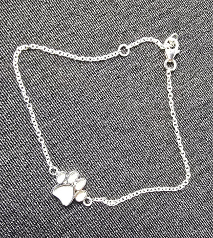 Paw memorial bracelet