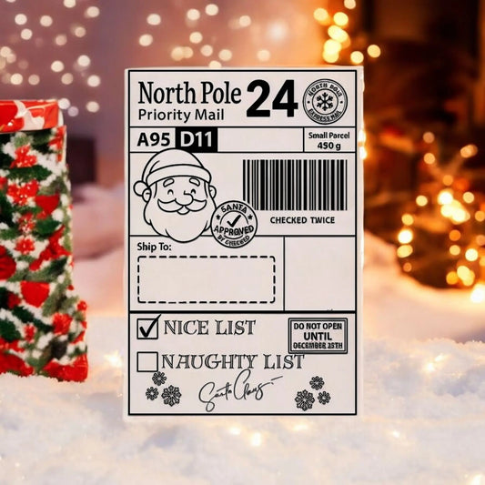 Santa Shipping Labels