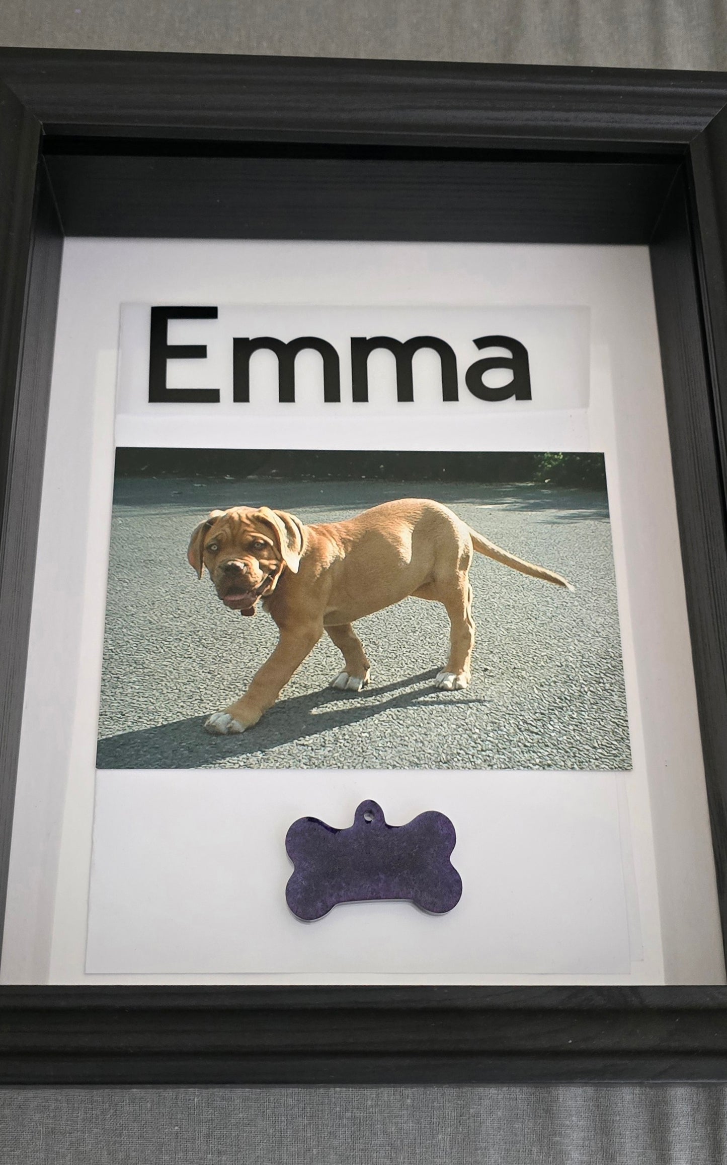 Personalised Pet Memorial Shadow Box - SoulPrint