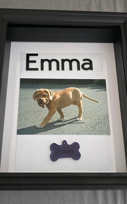 Personalised Pet Memorial Shadow Box - SoulPrint