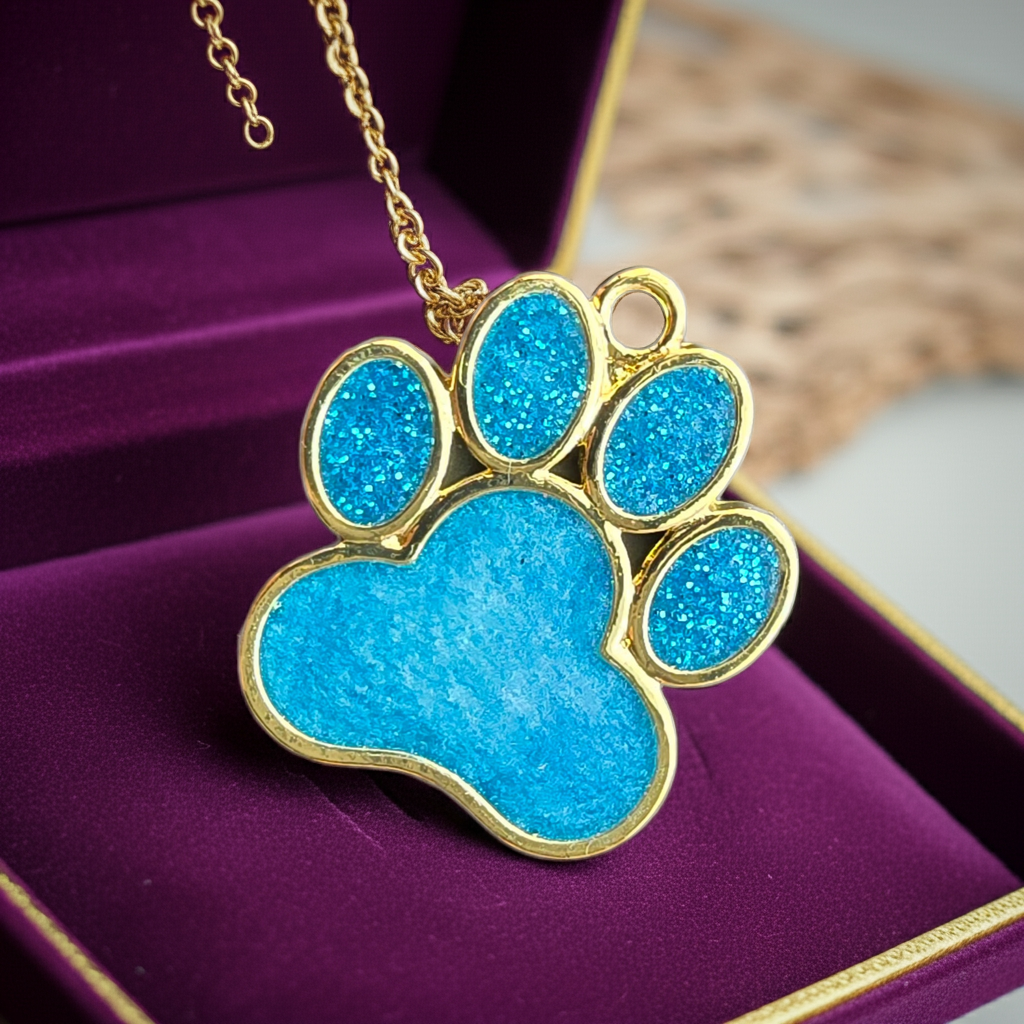 Paw Print Ashes Necklace - SoulPrint